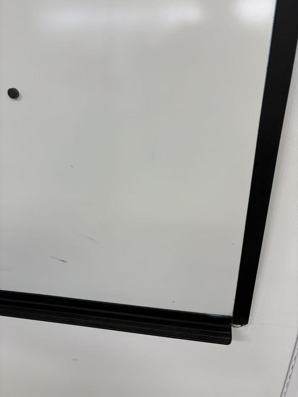 DVD case displaced from its restored position, fallen on the floor