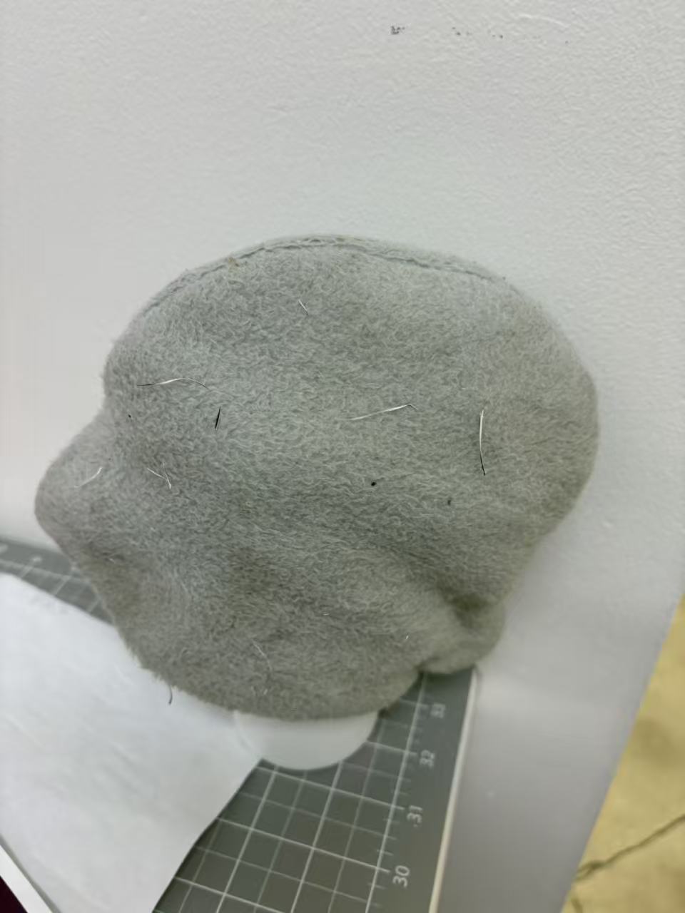 Plush bag opened for the first time, thermos fully visible