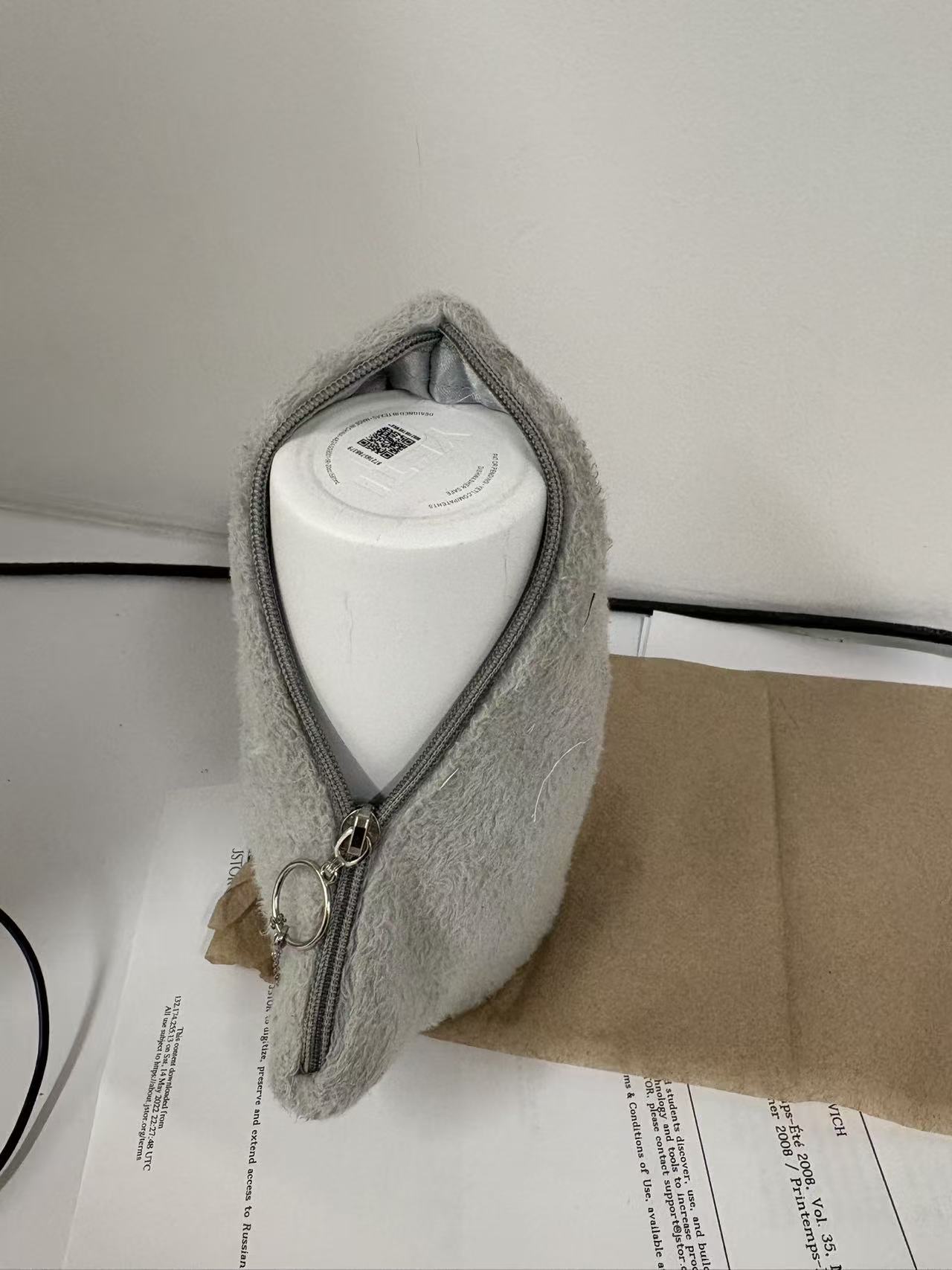 Thermos and plush bag displaced again on Day 4